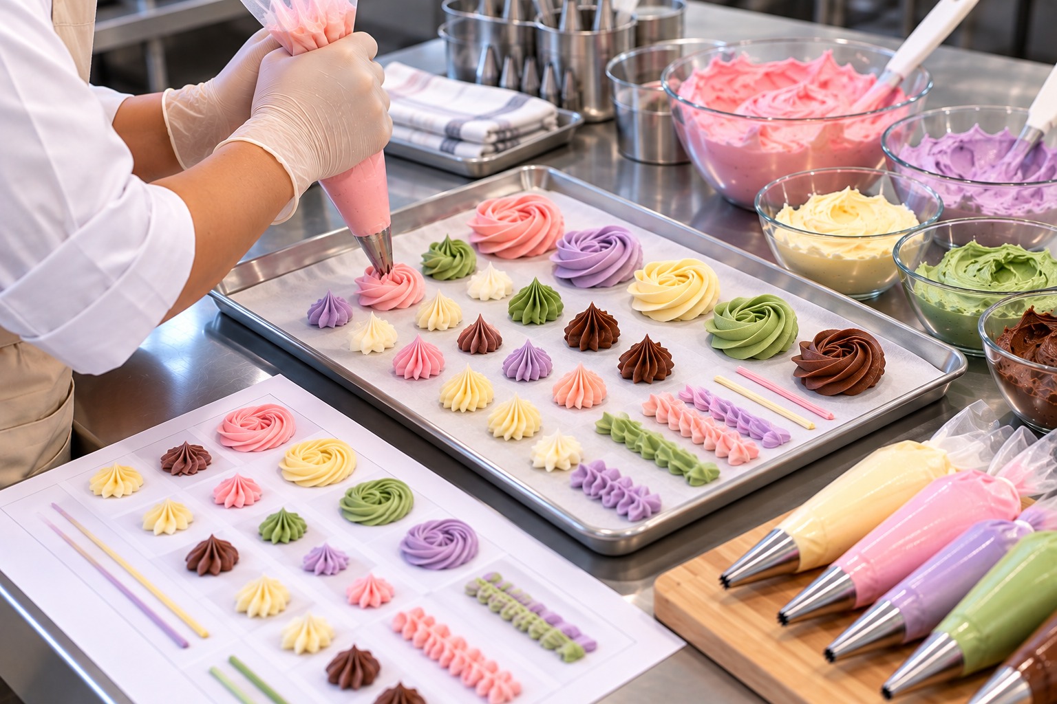 Recorded baking course videos