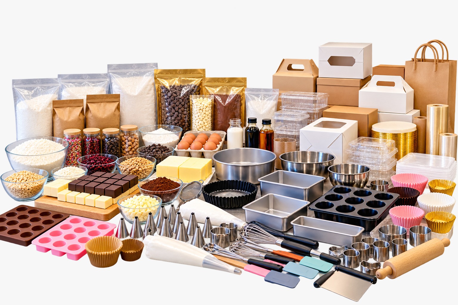 Baking practice area